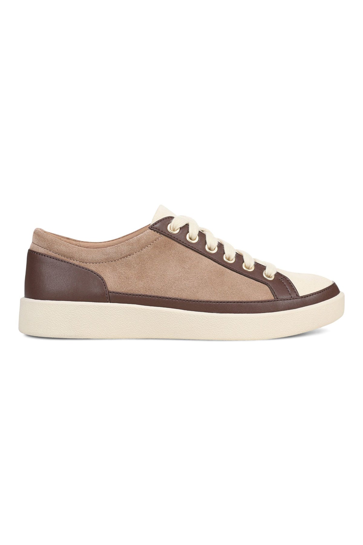 Side view of Vionic Essence Lace-Up Fashion Sneaker - Style Winny in DSM