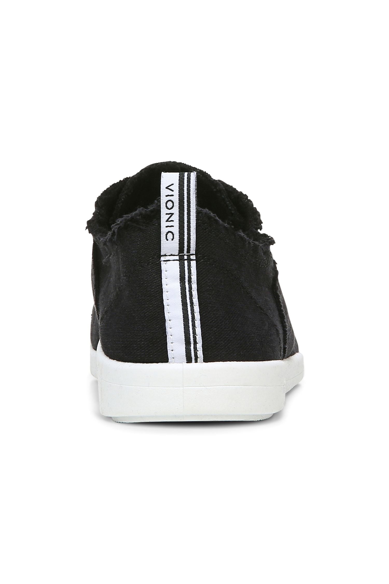 Back view of Vionic Pismo Venice Casual Sneaker in black