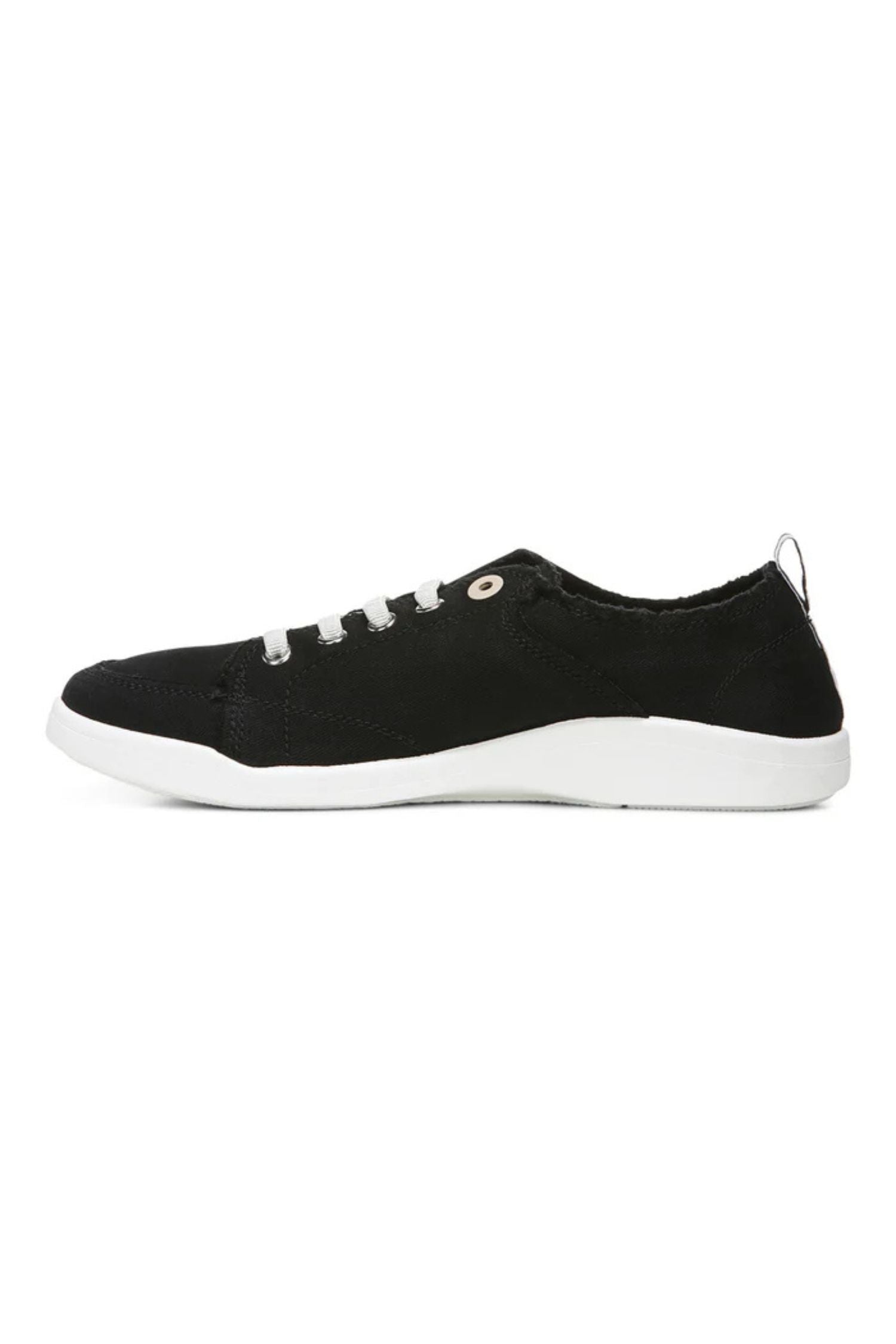 Side view of Vionic Pismo Venice Casual Sneaker in black