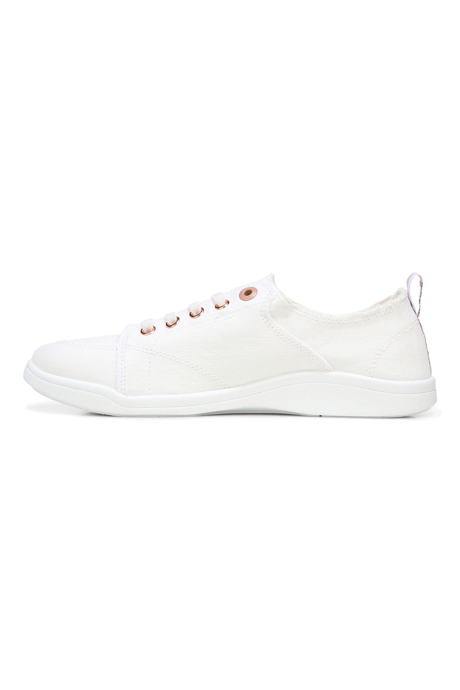 Side view of Vionic Pismo Venice Casual Sneaker in cream