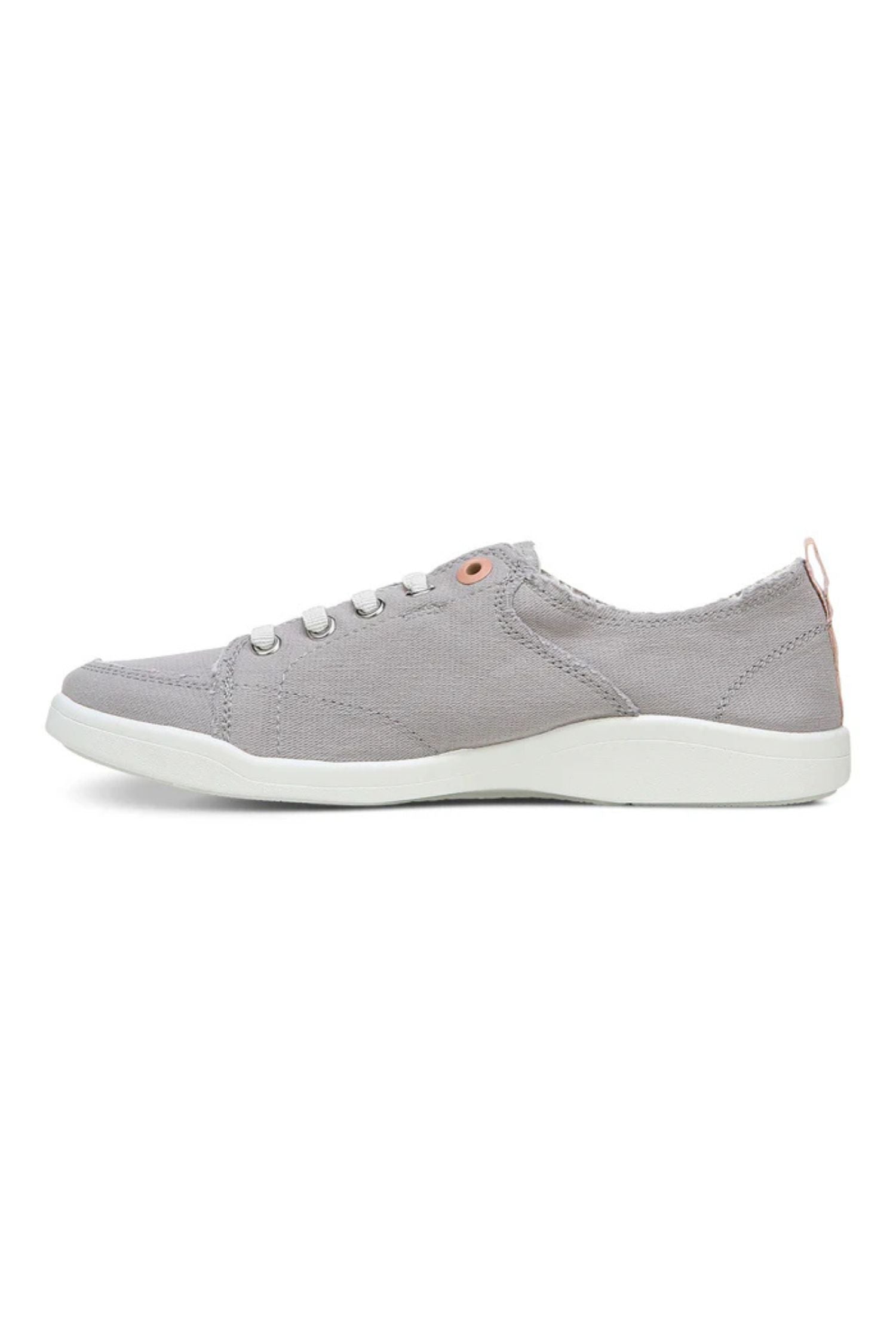 Side view of Vionic Pismo Venice Casual Sneaker in light grey