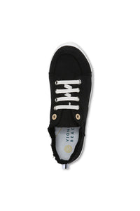 Top view of Vionic Pismo Venice Casual Sneaker in black