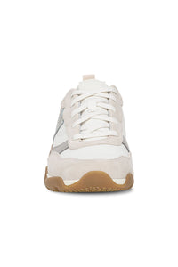Front view of Vionic Walk Slim Glide Sneaker in ivory