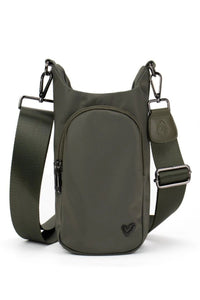preneLOVE Crossbody Bag - Style HIPSTER H20, matte olive green