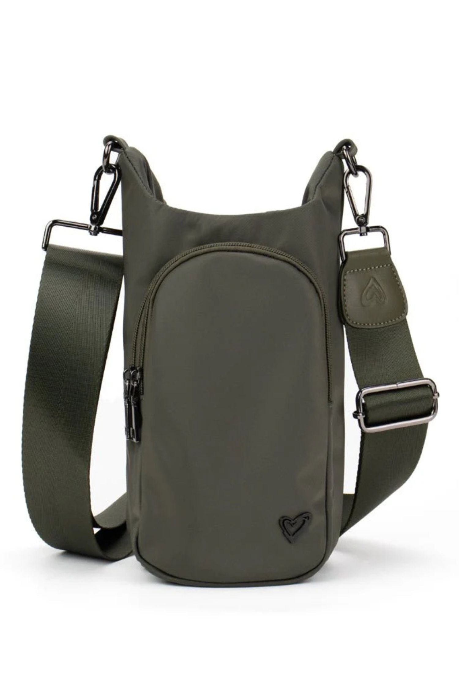 preneLOVE Crossbody Bag - Style HIPSTER H20, matte olive green