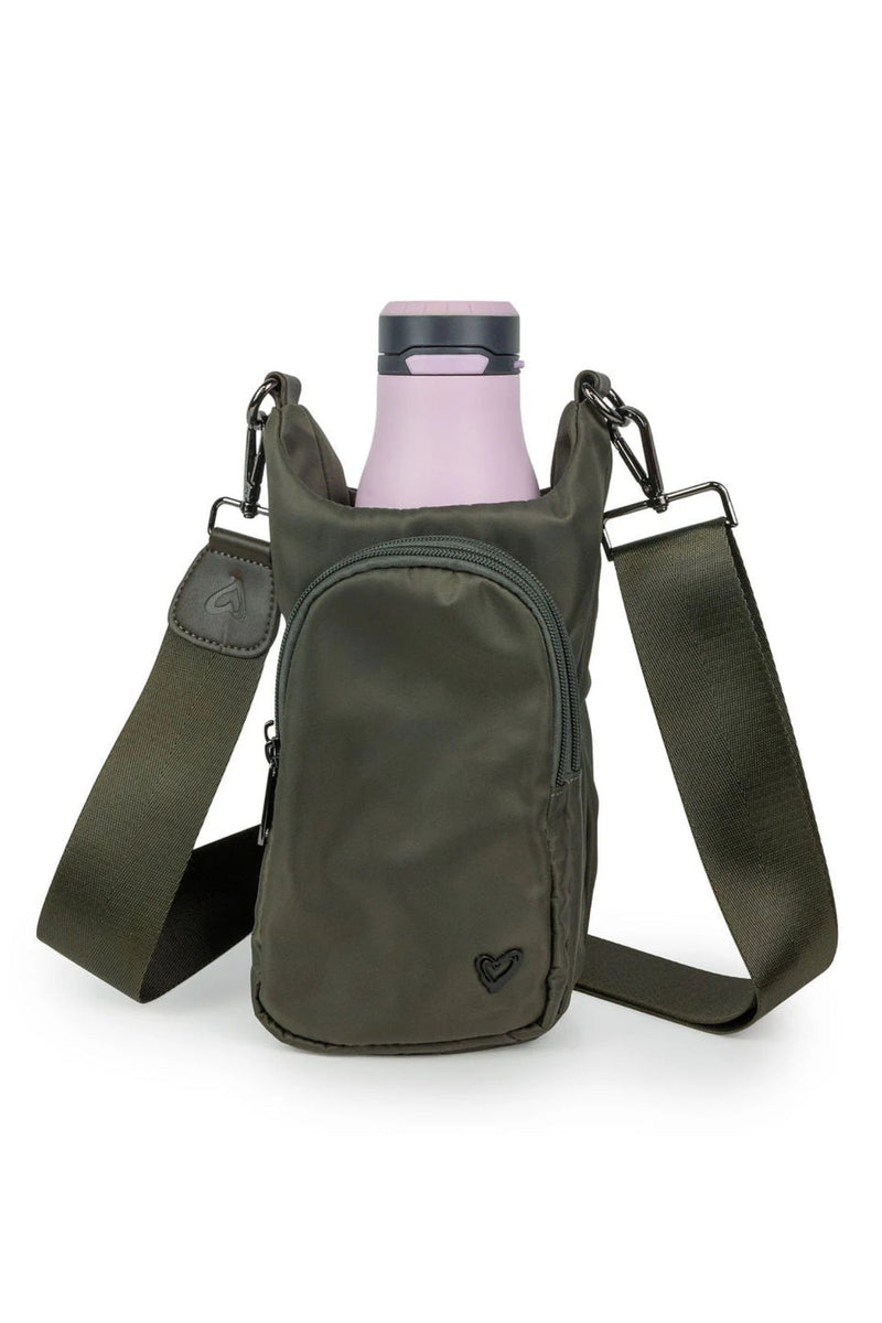preneLOVE Crossbody Bag - Style HIPSTER H20, matte olive green3
