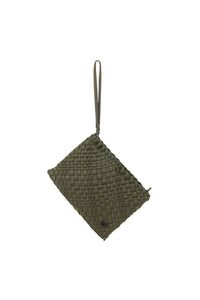 preneLOVE Large Woven Handbag - Style London, olive, wristlet