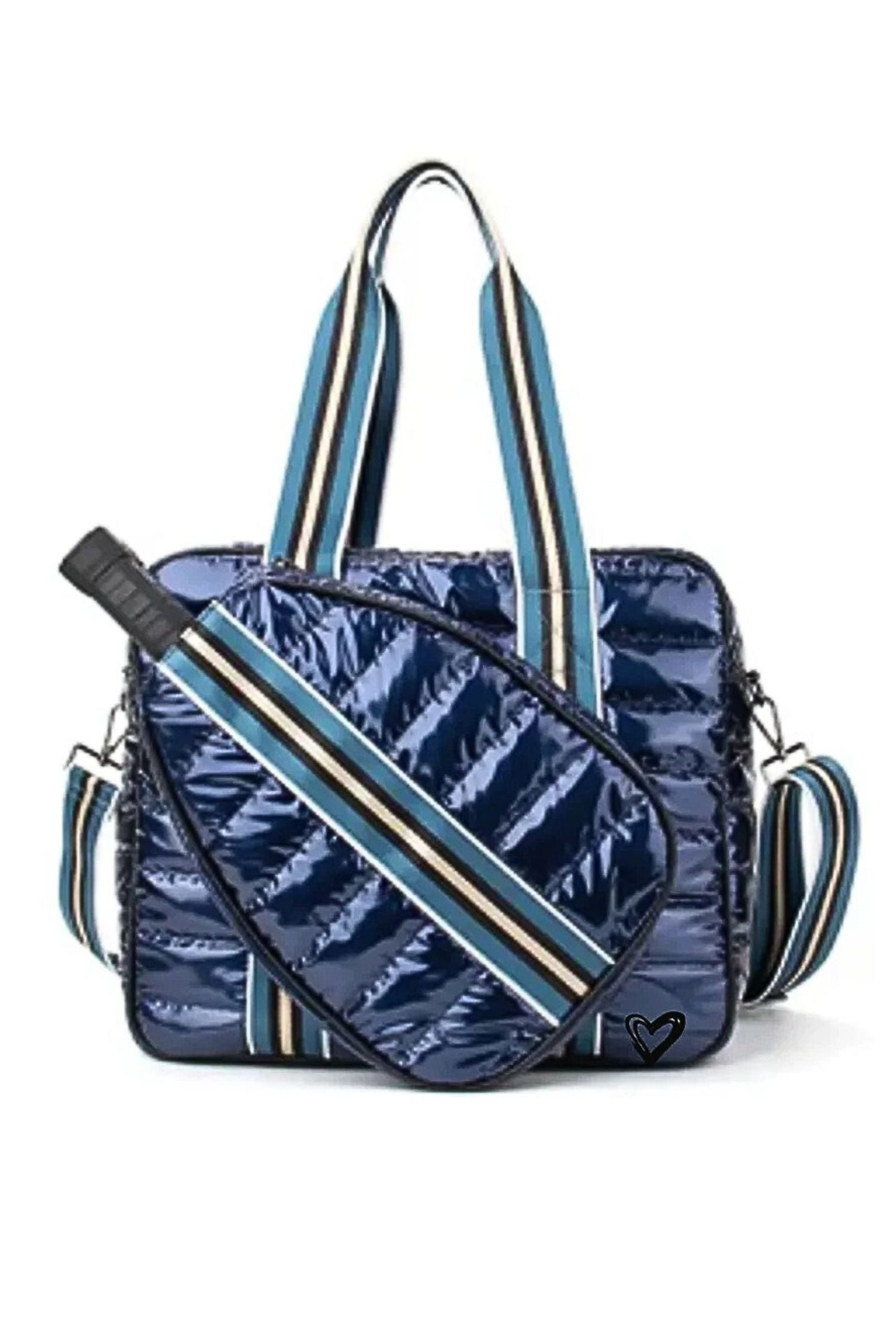 preneLOVE Sport Bag - Style Pickleball Puffer, navy