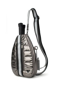 preneLOVE Sport Crossbody Bag - Style Pickleball Sling, bronze, front2