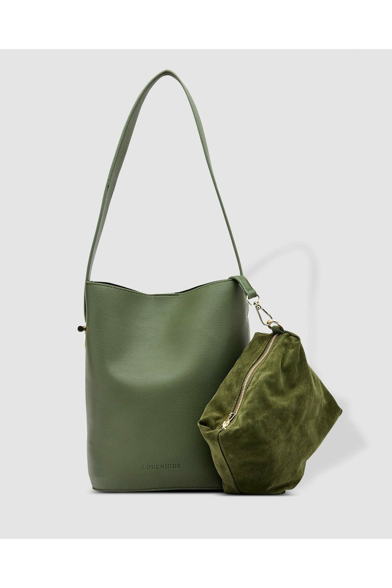 Louenhide Heidi Bag - Style 1012, khaki with second purse