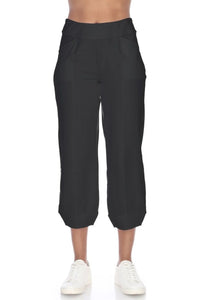 Neon Buddha Lantern Capri Pant - Style 12026, front