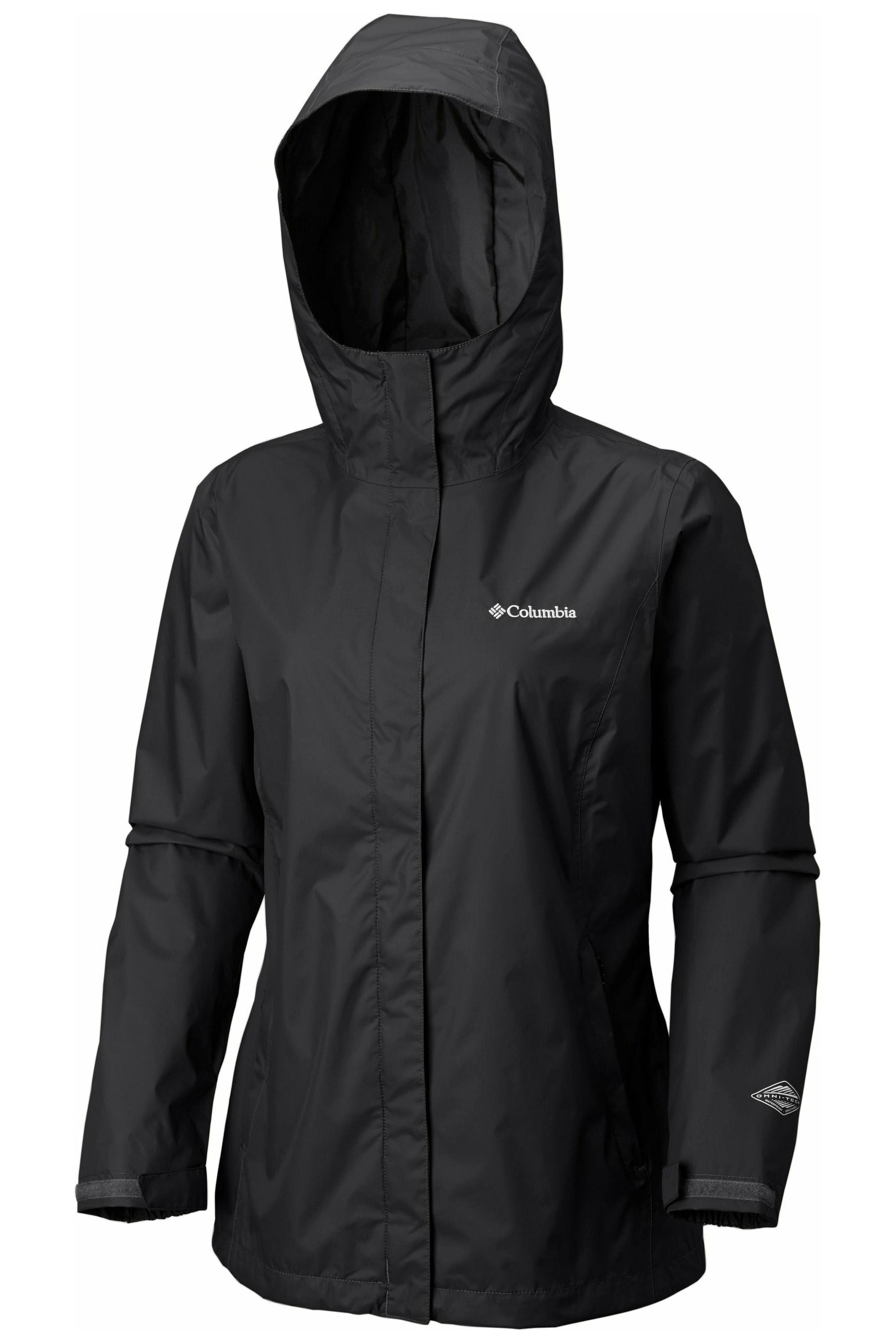 Columbia Arcadia Waterproof Jacket - Style 1534111010, front w hood