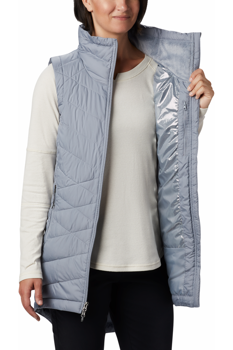 Columbia Heavenly Long Vest - Style 1859741032, front open