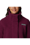 Columbia Panorama Sherpa Fleece Long Jacket - Style 1862581616, front collar