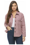  FDJ Glen Plaid Shacket - Style 1891113, front