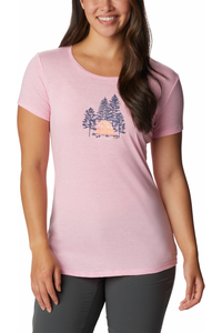 Columbia Daisy Days Graphic T-Shirt - Style 1934591, front, wild rose