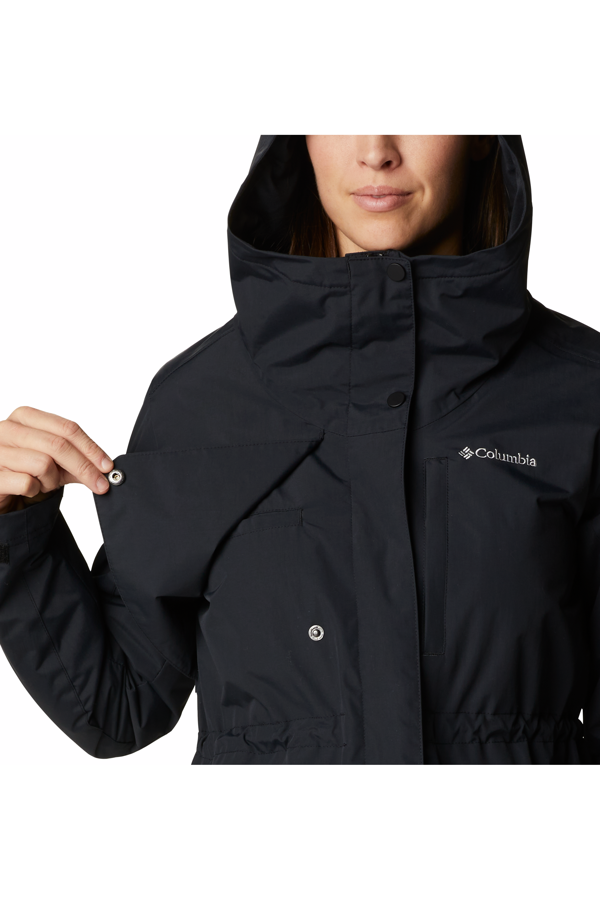 Columbia Hadley Trail Jacket - Style 1955181010, front pocket flap