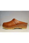 Troentorp Da Vinci Clog, side, cognac