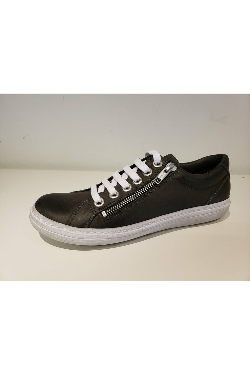 Chacal Nubuck Side Zip Fashion Sneakers - Style 4912+, side