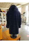 Niki Jones Reversible Coat - Style K4129RI-164, back, navy fur