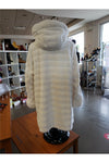 Niki Jones Reversible Coat - Style K4129RI-164, back, ivory fur