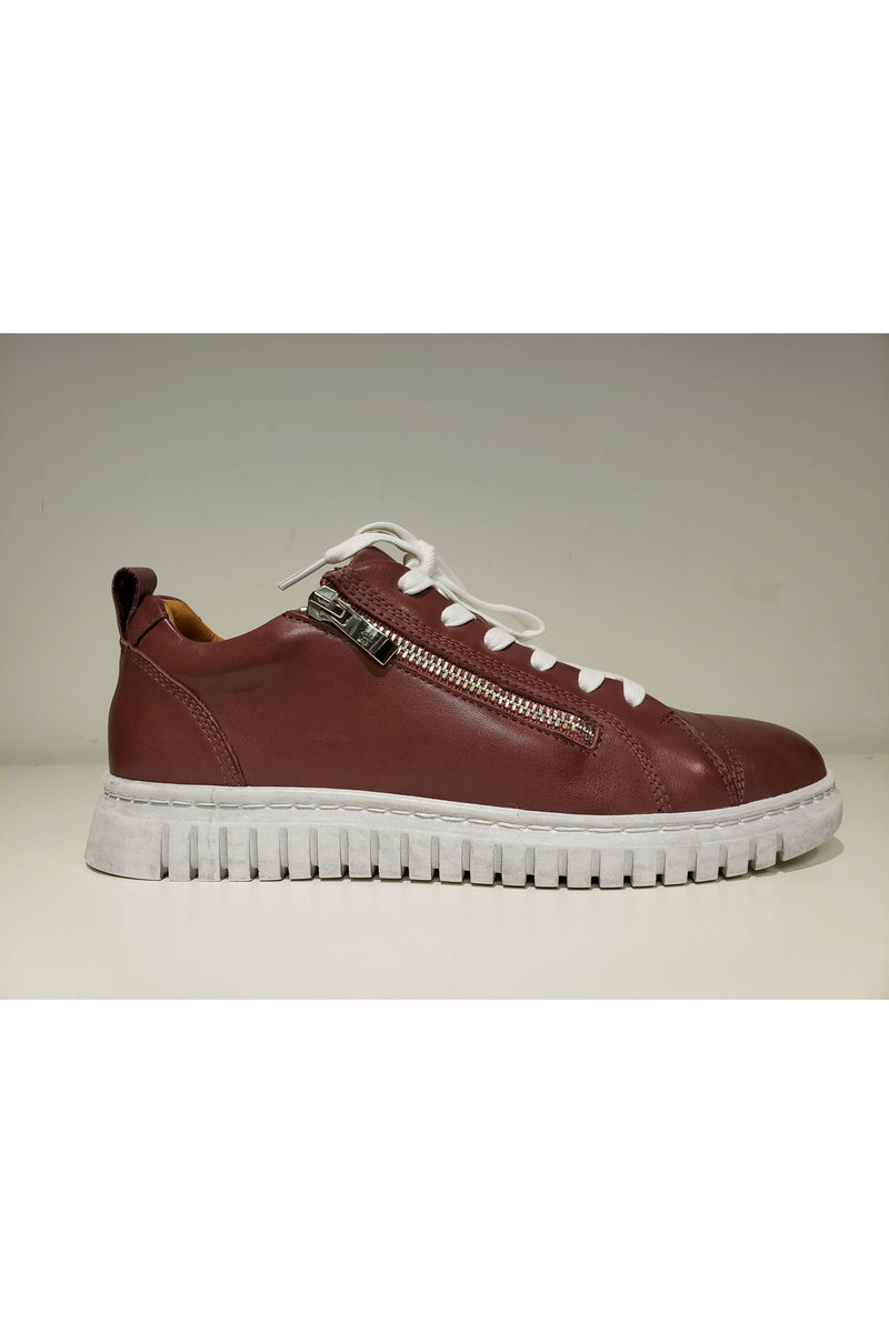 EOS Clarence Fashion Sneaker, outside, mulberry