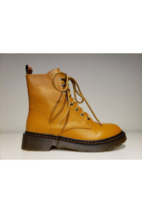 Tamara London Devon Laced Boot, ouside, cheddar