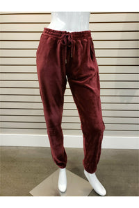 PJ Savage Retro Velour Joggers - Style RAVVP, front