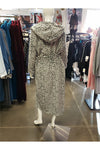 Patricia 48" Hooded Robe - Style 825-C, back, grey