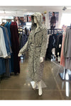 Patricia 48" Hooded Robe - Style 825-C, side, grey