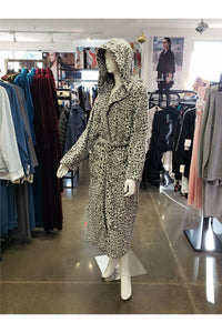 Patricia 48" Hooded Robe - Style 825-C, side, grey