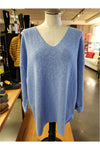 Avalin V-Neck Tunic Sweater - Style N9079, front, peri