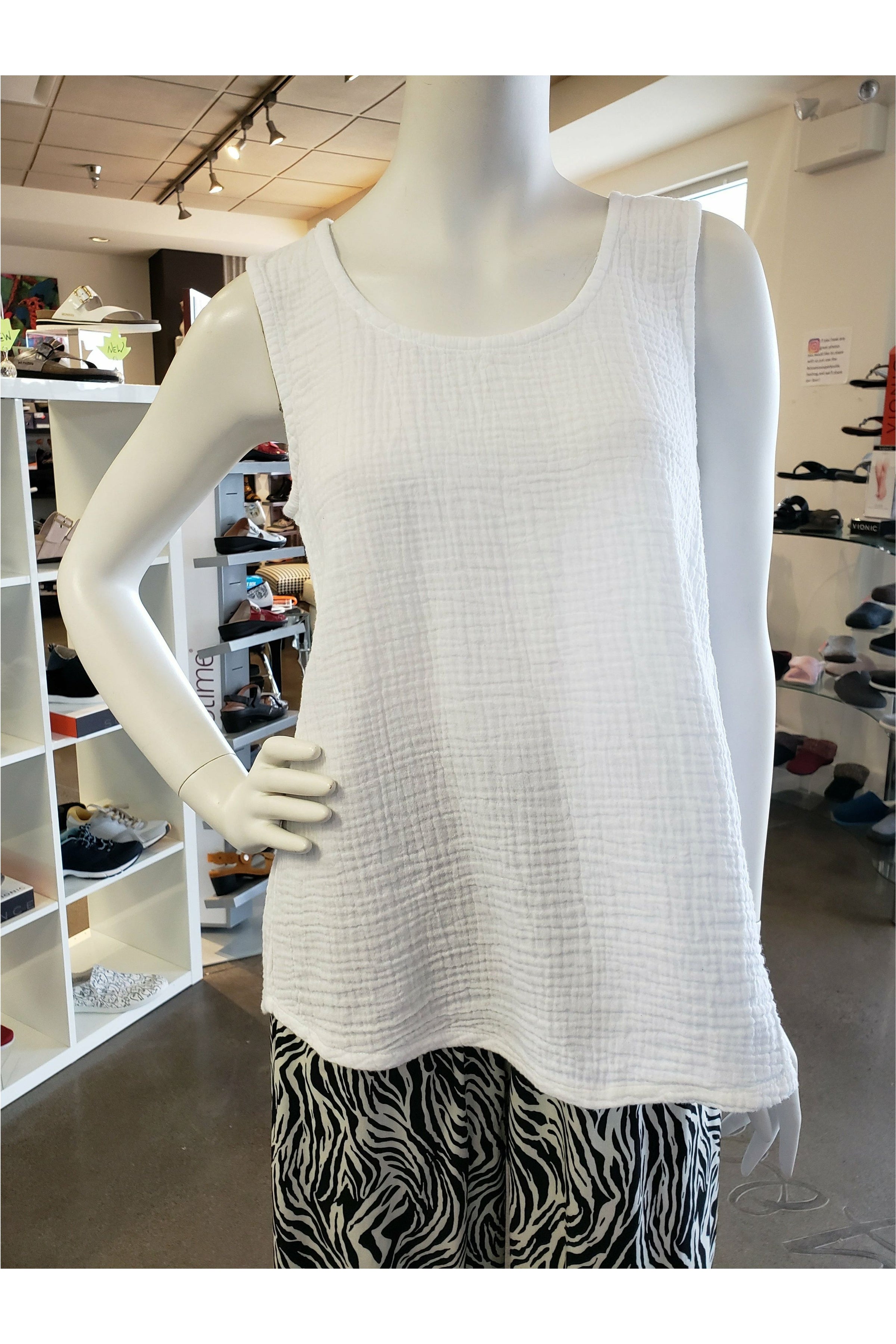 Shannon Passero Katie Tank Top - Style 797, front, white