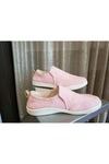 Vionic Canvas Slip On Shoes - Style Malibu, cherry, pair2