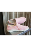 Vionic Canvas Slip On Shoes - Style Malibu, pair, cherry