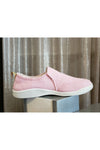 Vionic Canvas Slip On Shoes - Style Malibu, inside, cherry