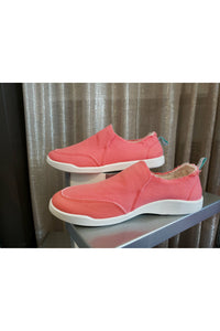 Vionic Canvas Slip On Shoes - Style Malibu, sea coral, pair3
