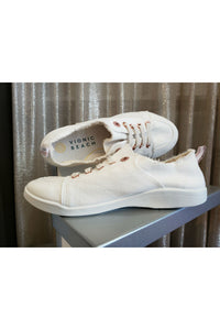 Vionic Venice Canvas Sneakers - Style Pismo CNVS, cream,pair2