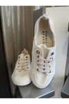 Vionic Venice Canvas Sneakers - Style Pismo CNVS, cream, pair3