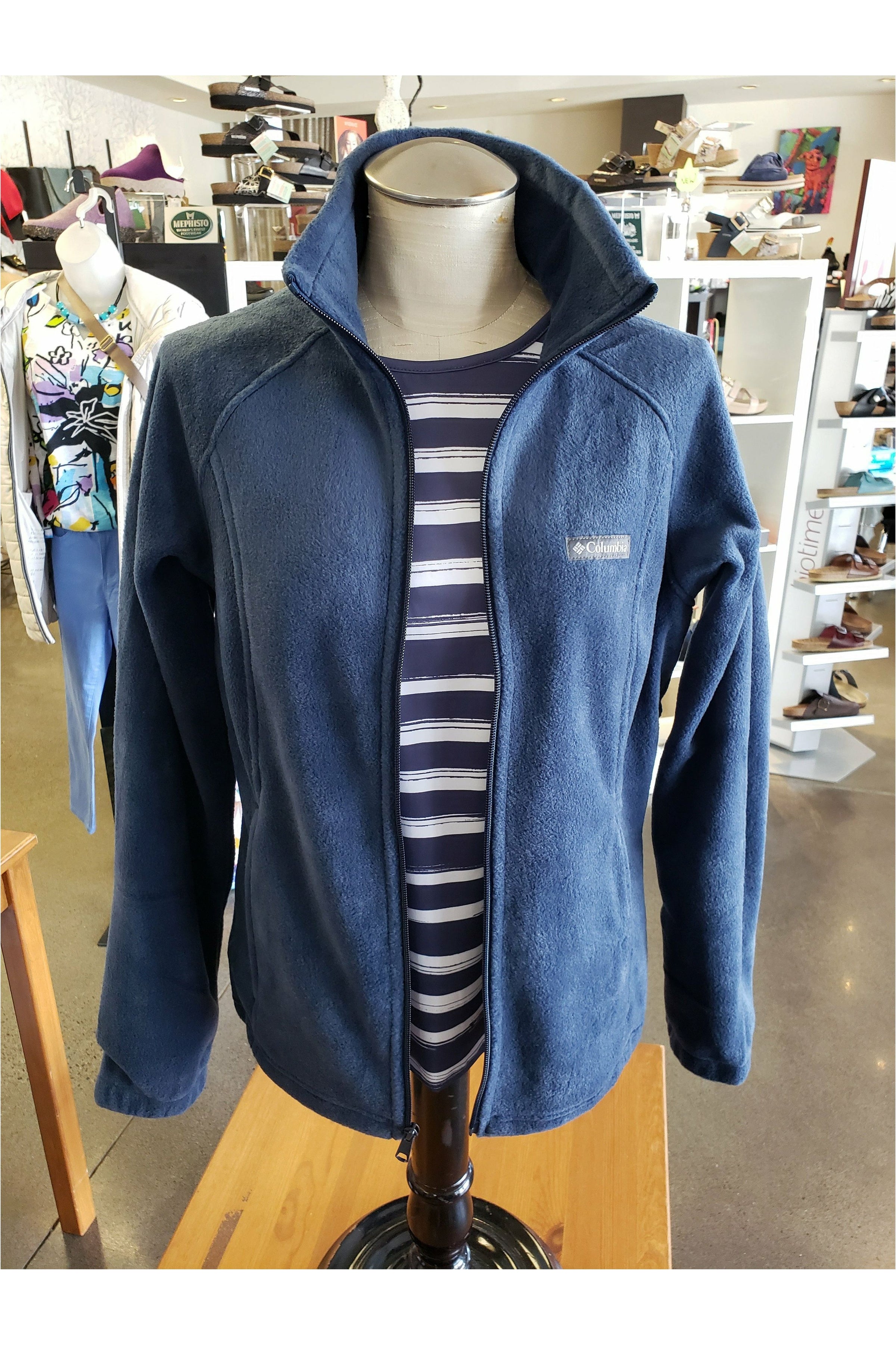 Columbia Benton Springs Full Zip Fleece Jacket - Style 1372111425, front open2