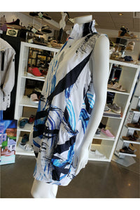 Ever Sassy Blue Mood Sleeveless Dress - Style 62251, side