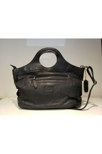 Milo Palmero Shoulder/Crossbody Bag - Style 153, back, black