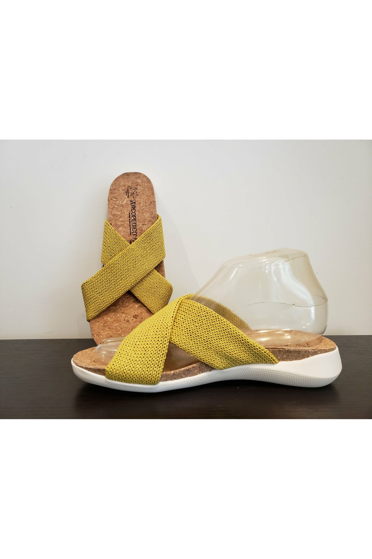 Arcopedico Flat Sandal - Style Pantanal, pair2, mustard-yellow