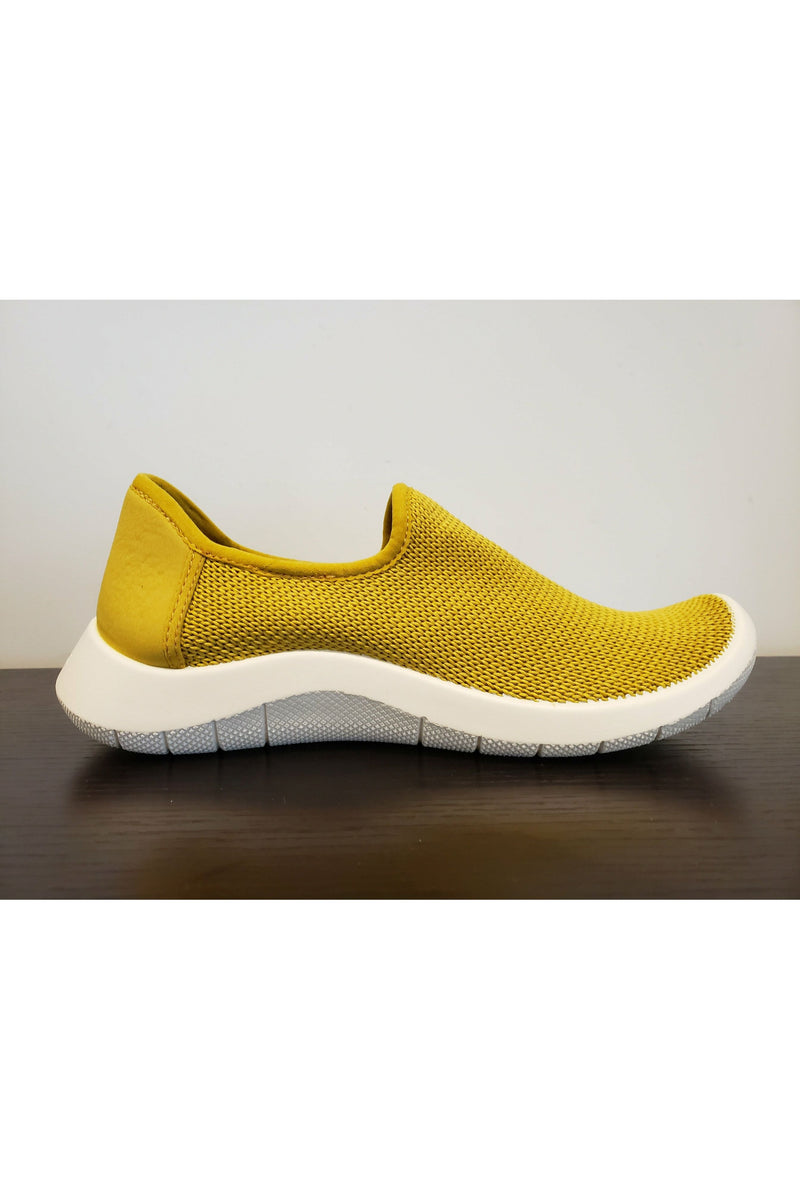 Arcopedico Slip On Shoe - Style Gaia, inside, mustard-yellow
