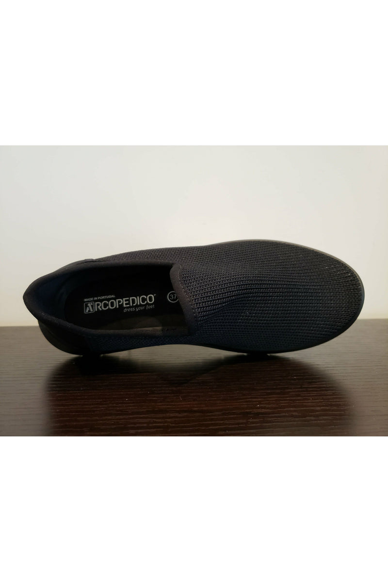 Arcopedico Slip On Shoe - Style Gaia, top, black