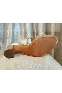 Naturalizer Pump Slide Sandal - Style Venus2, bottom, gold