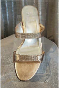 Naturalizer Pump Slide Sandal - Style Venus2, top3, gold
