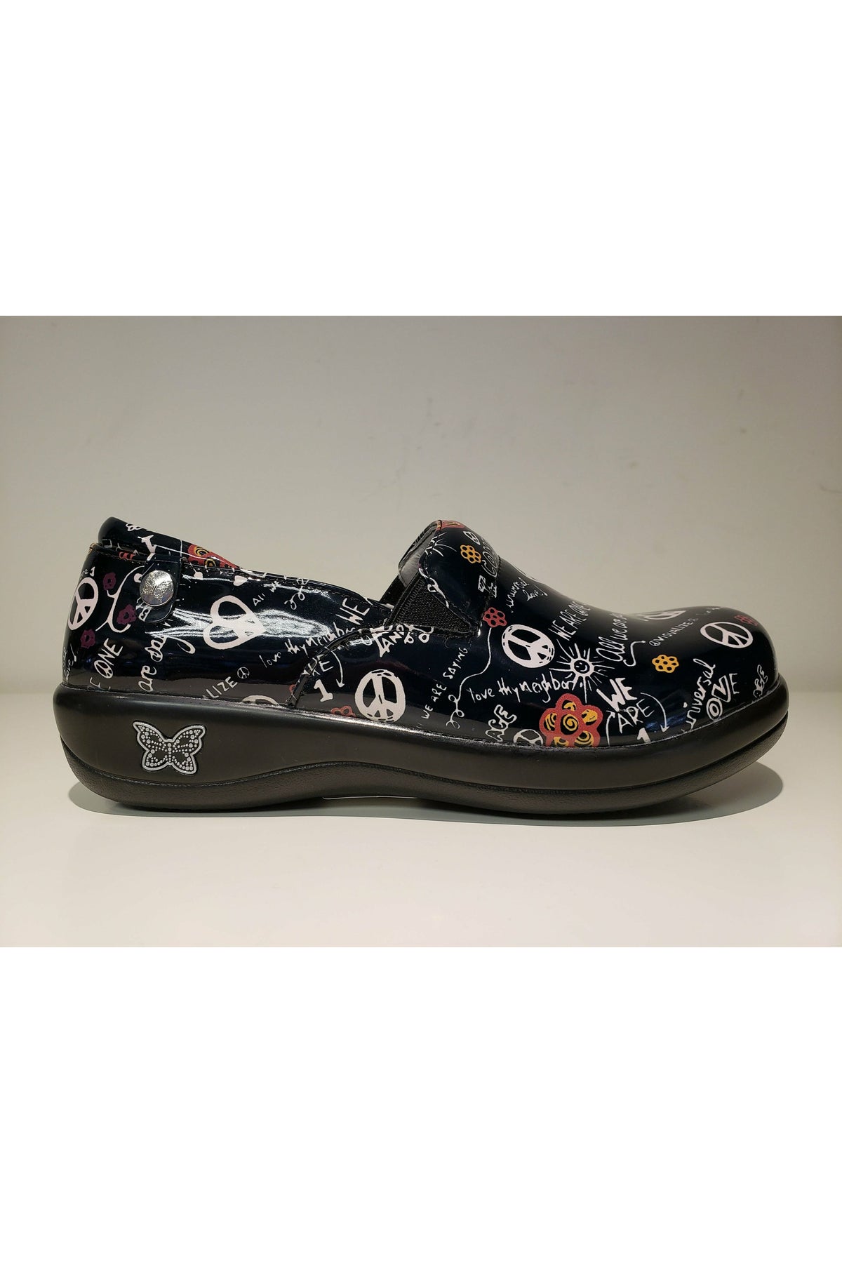 Alegria Keli Peace & Love Shoe, Style Kel-7570, outside