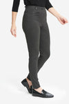 Joseph Ribkoff Faux Leather Detail Pants - Style 214249, side