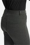 Joseph Ribkoff Faux Leather Detail Pants - Style 214249, side